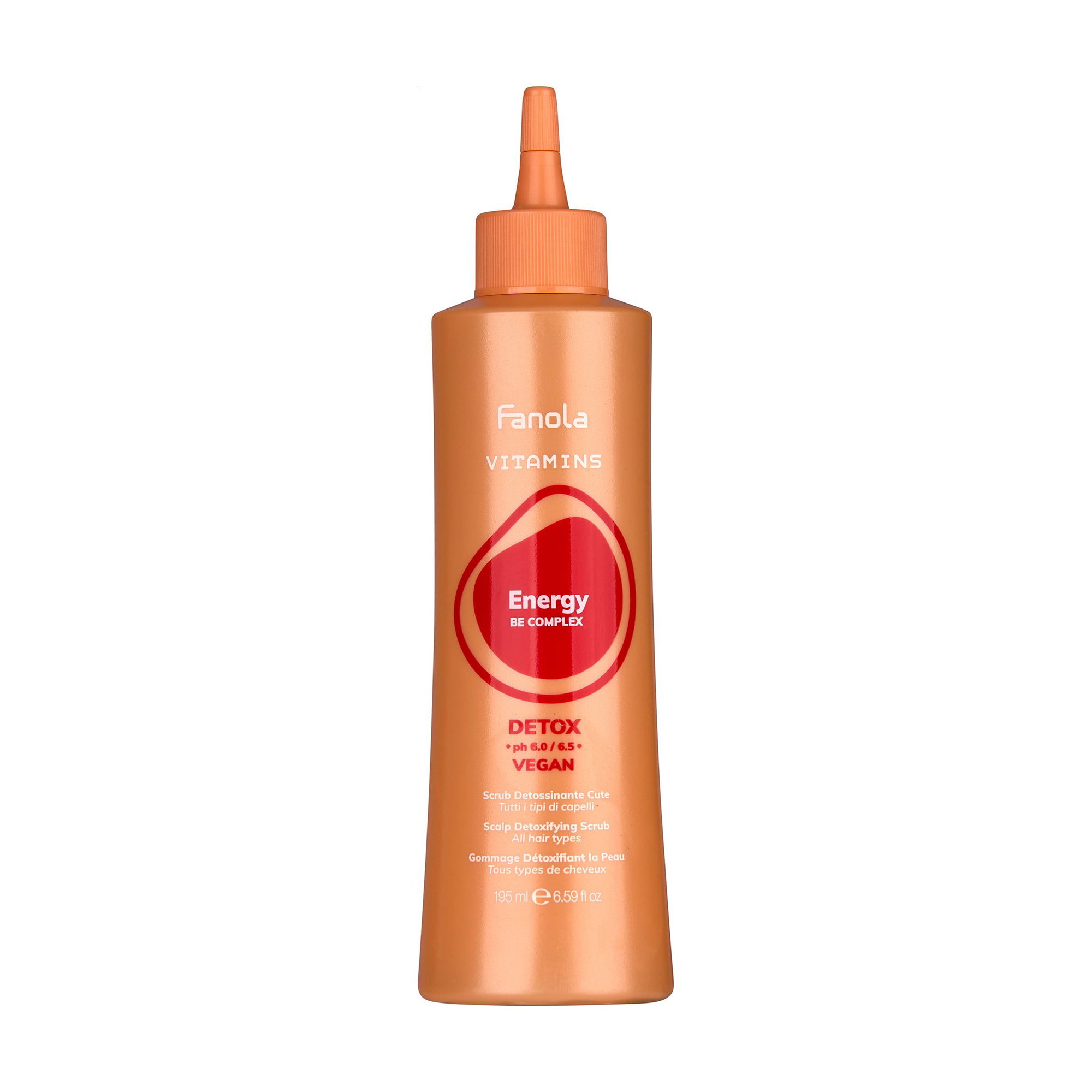 Скраб для шкіри голови Fanola Vitamins Energy Be Complex Detox Scrub, 195 мл